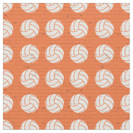 Tela Piso de madera de voleibol naranja