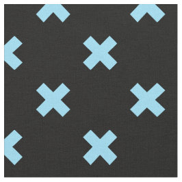 Tela Pisos cruzados azules sobre negro