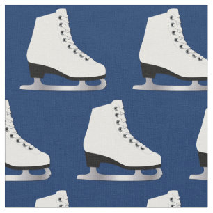 Tela Pistas de hielo Figura Rotulador de patinaje azul