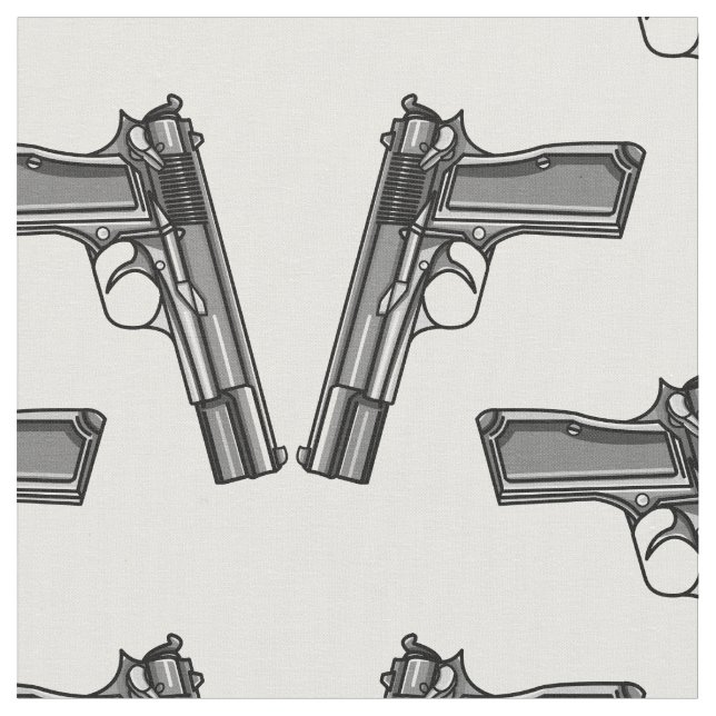 Tela Pistolas, Ilustracion de pistola (De cerca)