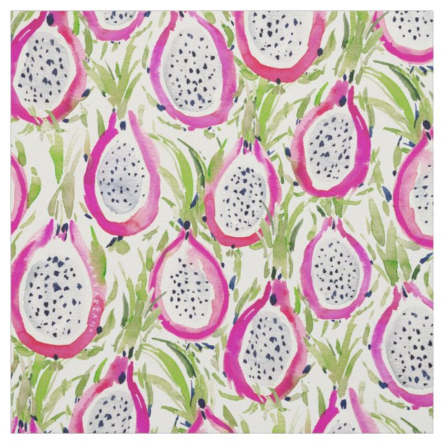 Tela PITAYA FIYA Dragon Fruit Fabric (Retal)