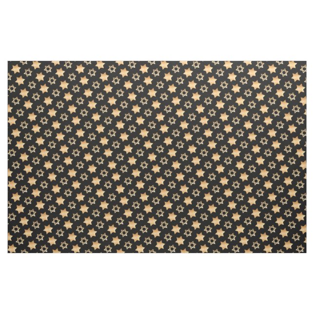 Tela PixDezines Faux Gold Star of David/DIY fondo (Yarda)