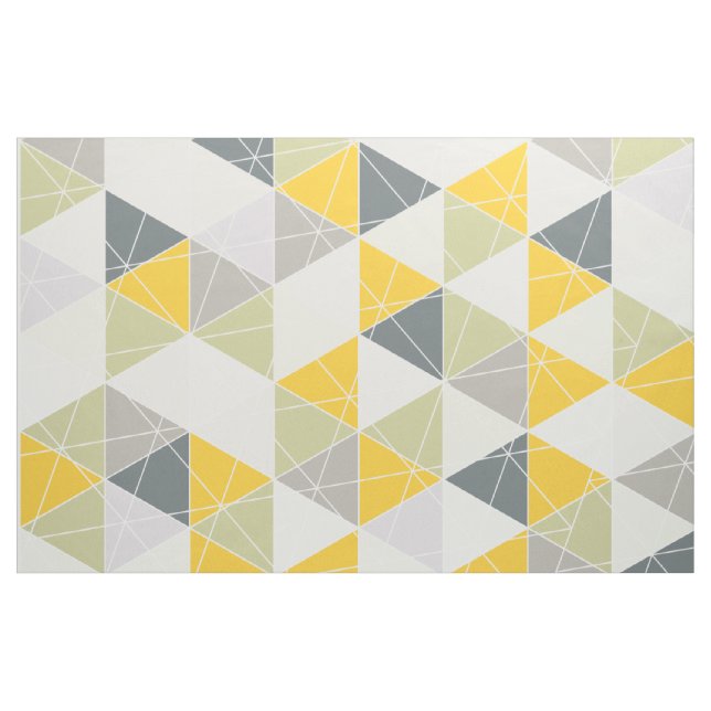 Tela PixDezines geométricos/amarillos/grises (Yarda)