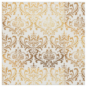 Tela PixDezines Rossi Damask/Gold Tone