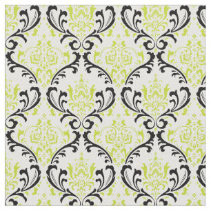 Tela PixDezines Rossi Damask/Matcha Verde/Negro
