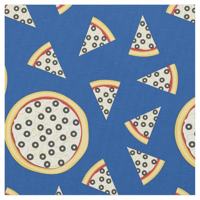 Tela Pizza Aceitunas Comida Monos Niños (De cerca)