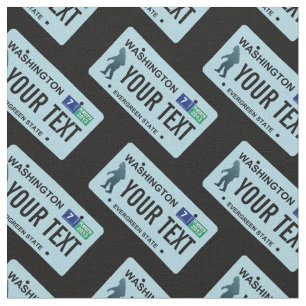 Tela Placa de licencia de Washington Sasquatch