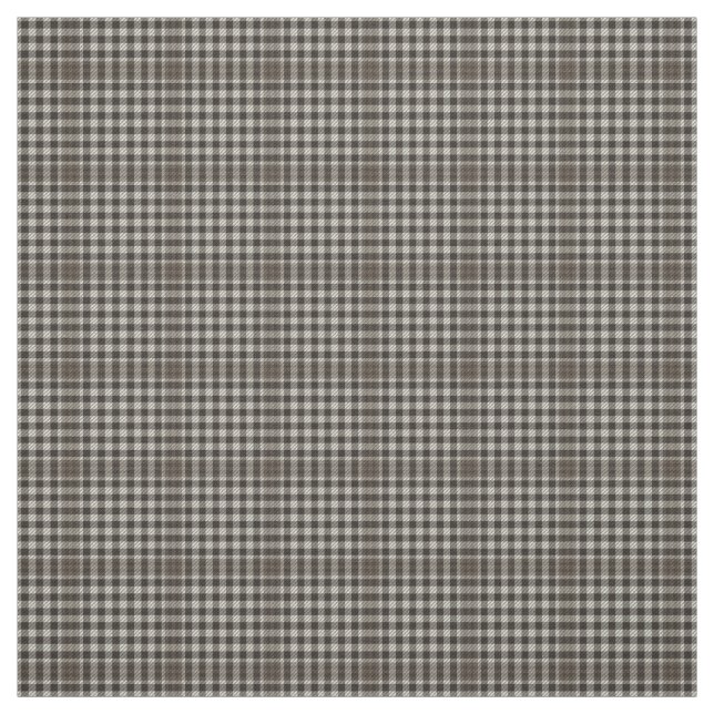 Tela Placa de tartán marrón (Retal)