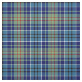 Tela Placa irlandesa azul brillante O'Sullivan Tartan