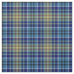 Tela Placa irlandesa azul brillante O'Sullivan Tartan