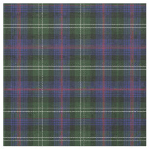 Tela Plaid Clan Sutherland Tartan Green Purple Check
