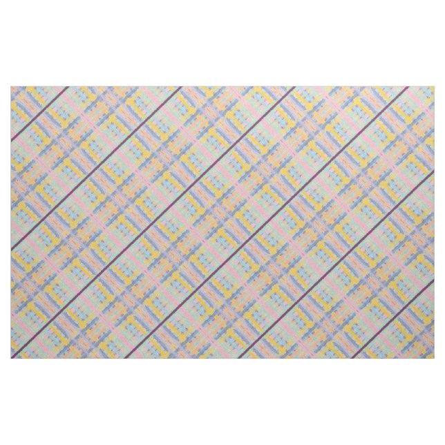 Tela Plaid Multicolor ("Cuarto gordo" (fat quarter))