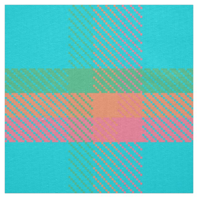Tela Plaid Súculento RC (Retal)