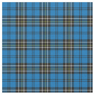 Tela Plaid Vintage Azul