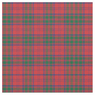 Tela Plant Clan Grant Tartan Green Red Blue Check