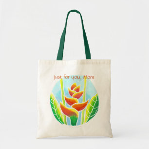 Tela Plantilla tropical del bolso del Día de la Madre