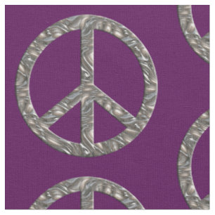 Tela Plata del signo de la paz + su fondo