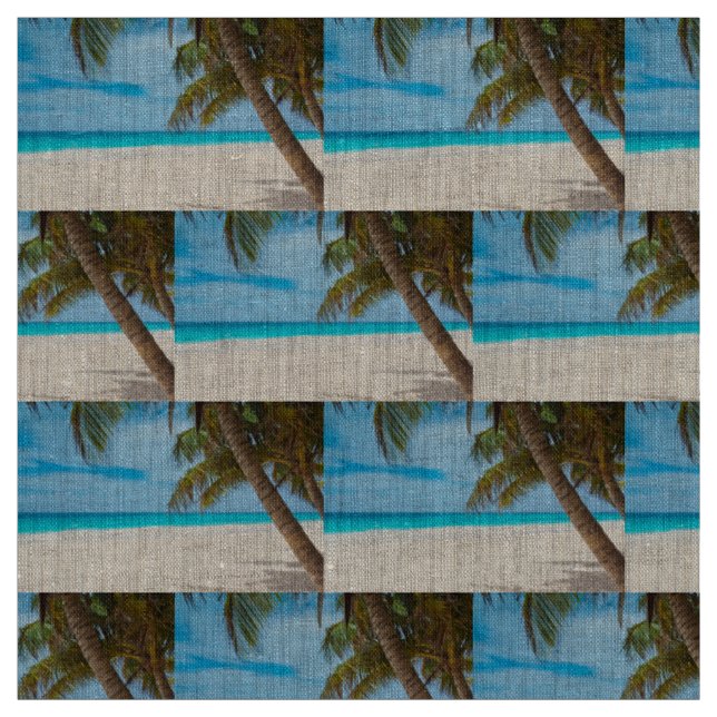 Tela Playa Paradisíaca Tropical (Retal)