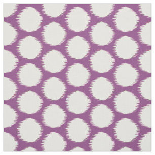 Tela Plum Asian Moods Ikat Puntos