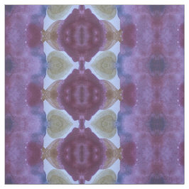 Tela Pluma morada oscura y verde oliva