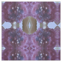 Tela Pluma púrpura y verde oliva