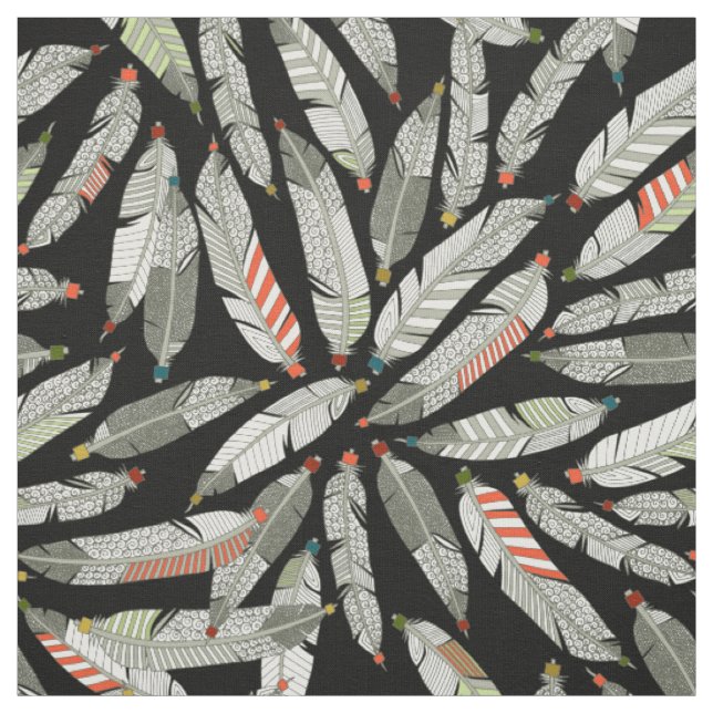 Tela plumas nativas (Retal)