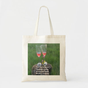 Tela Poema De Wine En Bolso De Ladee Basset
