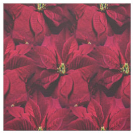Tela Poinsettias rojos