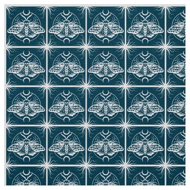 Tela Polilla de la cabeza de muerte (Retal)