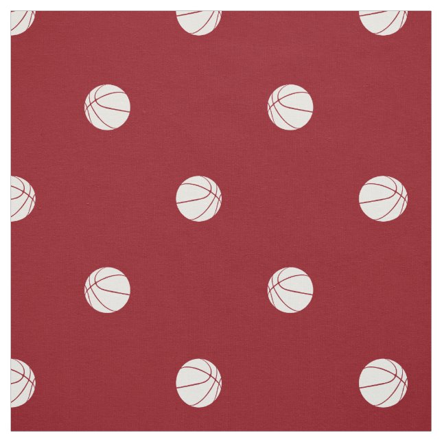 Tela polka dot basketballs ANY background drop pattern (Retal)