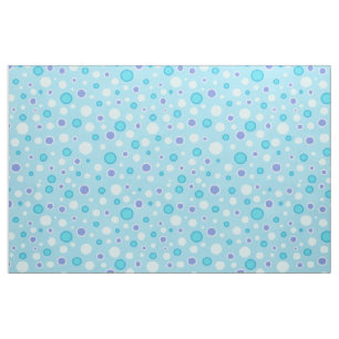Tela Polka Dot Circles Blue