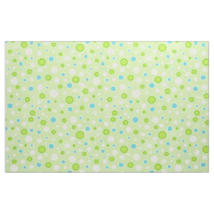 Tela Polka Dot Circles Green