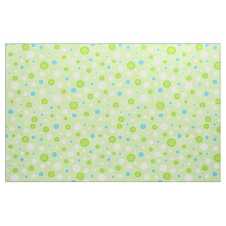 Tela Polka Dot Circles Green
