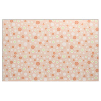 Tela Polka Dot Circles Peach