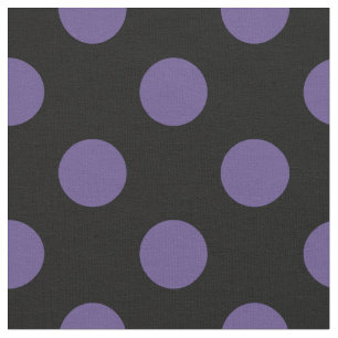 Tela Polka ultravioleta sobre negro