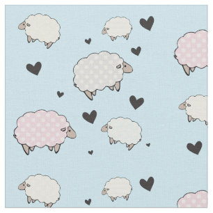 Tela Polkadot Pastel Sheep