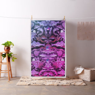 Tela POMPEII COLLECTION SEA LIFE Náutico Azul rosa