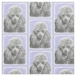Tela Poodle (Juguete, Miniatura) Pintura Original Perro