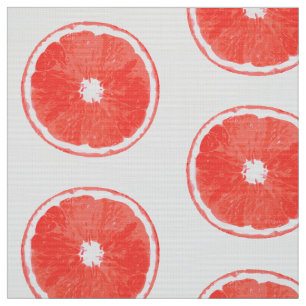 Tela Pop Art Grapefruit Pink Grapefruit Slices - fondo 