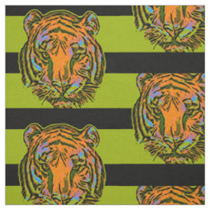 Tela Pop Art TIGER HEAD + tu trasero. e ideas