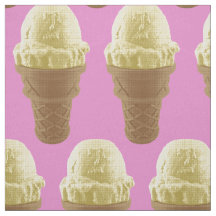 Pop Art Vanilla Ice Cream Cone