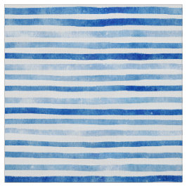 Tela Poplin patrón de tiras de agua cian-azul