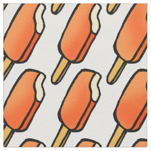 Tela Popsicles anaranjados del helado de Creamsicle