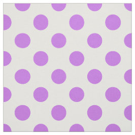 Tela Pos de Lilac y de polka blanca