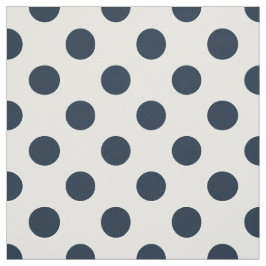 Tela Pos de polka azul marino oscuro