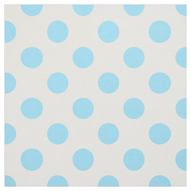 Tela Pos de polka azul y blanco (Retal)