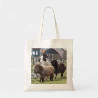 Tela Potros del potro de Shetland que juegan - bolso