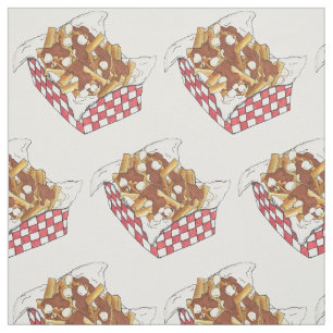 Tela Poutine Quebec Canadá Alimentos canadienses Fries 