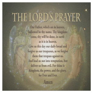 Tela Prayer del señor