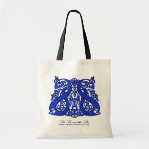 Tela Pre azul de Viking, bolso de compras